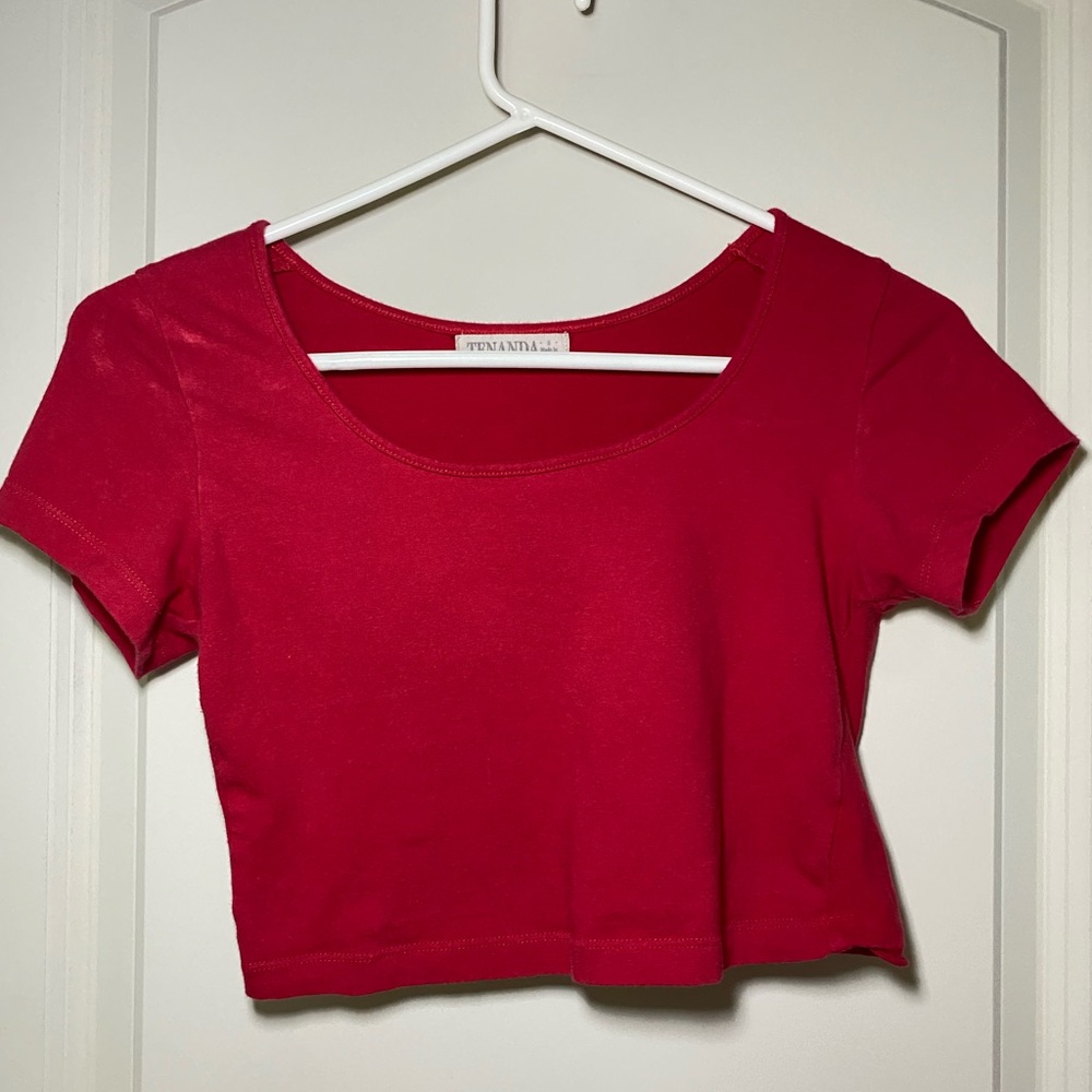 Red Crop Top